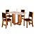 Conjunto de mesa HAVANA com 4 cadeiras SOL MEL/OFF WHITE - Imagem 1