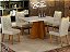 Conjunto de mesa ALICE com 4 cadeiras Olga 120X90 - Imagem 1