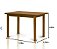 Conjunto de mesa MÔNACO com 4 cadeiras Imbuia - Imagem 2