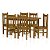 Conjunto de mesa MÔNACO com 6 cadeiras Imbuia - Imagem 1