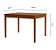 Conjunto de mesa VERNIZ com 4 cadeiras - Imagem 2