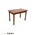 Conjunto de mesa VERNIZ com 6 cadeiras - Imagem 2