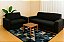 Conjunto sofá POP VENEZA 3 e 2 lugares PRETO - Imagem 1