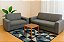 Conjunto sofá POP VENEZA 3 e 2 lugares CINZA - Imagem 1