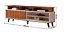 Rack FLOW FREIJO/OFF WHITE para TV 70° - Imagem 2