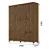 Guarda Roupa MS912 CASTANHO - Imagem 3