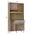 KIT COZINHA CORAL 6 portas DAMASCO RIPADO/CINZA - Imagem 2