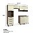 Cozinha modulada 4 peças EVOLUTION TANNAT/LEGNO CREMA - Imagem 1