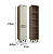 Cozinha Modulada 7 peças EVOLUTION TANNAT/LEGNO CREMA - Imagem 3
