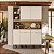 Kit Cozinha Flora 05 Portas 02 Gavetas SOFT/OFF WHITE - Imagem 1