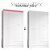 Guarda Roupa Solteiro Versa 4 Portas 2 Gavetas Branco/Rosa Flex - Imagem 2