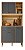 KIT COZINHA ERVA DOCE 90 CM FREIJO/CHUMBO - Imagem 1