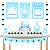 Kit Festa Fácil Kit Só Um Bolinho Batizado Azul - Imagem 1