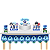 Kit Festa Fácil Kit Só Um Bolinho Blue Look Jogo Roblox Mêsversario Aniversário - Imagem 2