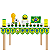 Kit festa fácil Kit Bolinho Básico Copa do Mundo Futebol Brasil Mêsversário Aniversário Torcida - Imagem 2