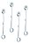 Kit 4 Tirantes Suspensão Lavadoras Brastemp Consul 326000516 - Imagem 1