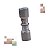Junta Lokring Aluminio Anel União Tubos Sucção 5/16 pol. ou 8mm Refrigerador Geladeira Freezer Brastemp Consul 326008340 - Imagem 3