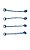 Kit 04 tirante lavadora de roupas original W11673948 - Imagem 1