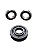 Kit mecanismo eixo curto lavadora Brastemp Original - Imagem 3