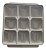 Forma De Gelo Para Refrigerador Original Cor Cinza W11530337 - Imagem 1
