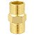 Niple 1/2 Npt Latão Conexão Dupla Para Instalação Gás Gn Glp - Imagem 4