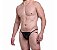 CALCINHA MASCULINA RENDA PRETA DETALHE ELÁSTICO TIRAS - Imagem 3