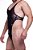 BODY EM TULE PRETO COM DETALHE EM RENDA COM REGULADOR - Imagem 2