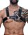 HARNESS PREMIUM DE COURO SINTETICO PRETO - Imagem 1