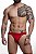 JOCKSTRAP EM SUPLEX VERMELHO ELASTICO DUPLO FINO - Imagem 1