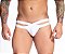 JOCK EM SUPLEX BRANCO COM ELASTICO FRONTAL DUPLO ABERTO - Imagem 1