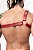 HARNESS EM COURO SINTETICO VERMELHO - Imagem 2