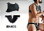 CONJUNTO CUECA COM DETALHE EM METAL E CROPPED EM COURO SINTÉTICO - Imagem 1