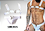 CONJUNTO CUECA EM COURO SINTÉTICO E HARNESS DETALHE EM METAL - Imagem 1