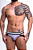 Cueca Jockstrap Cirre Cinza Elástico Tricolor 2 - Imagem 1