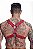 Harness Premium de Couro Sintético Vermelho - Imagem 2