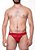 Cueca Jockstrap Tule Vermelho - Imagem 1