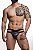 JOCKSTRAP PRETA COM ELÁSTICO DUPLO FRONTAL - Imagem 1