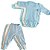 Kit Body e Calça Prematuro Azul - Imagem 1