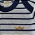 Body Listrado Cinza e Azul Marinho - Imagem 2