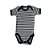 Body Listrado Cinza e Azul Marinho - Imagem 1