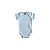 Conjunto Body, Bandana e Shorts Listrado Laranja e Cinza - Imagem 2