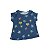 Conjunto Estrela Camiseta e Shorts Rosa e Marinho - Imagem 2