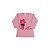 Conjunto Blusa Rosa e Calça Marinho de Gatinho e Borboletas - Imagem 3