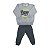 Conjunto Blusa e Calça "Premium" Cinza - Imagem 1