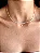 Colar de Quartzo Rosa 2mm Multifacetado - Pedra do Amor - Cura do Coração, Amor Próprio, Perdão e Gratidão - Imagem 3