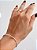 Pulseira de Howlita 2mm Multifacetada - Paciência, Ansiedade, Equilíbrio de Emoções e Paz - Imagem 1