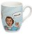 Caneca de Porcelana Mais Café 350ml - Imagem 1