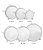 Kit de Tampas de Silicone c/ 6 Tamanhos - Imagem 2