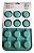 Forma em Silicone p/ 12 Mini Bolos - Livre de BPA - Imagem 2
