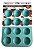 Forma em Silicone p/ 12 Mini Bolos - Livre de BPA - Imagem 1